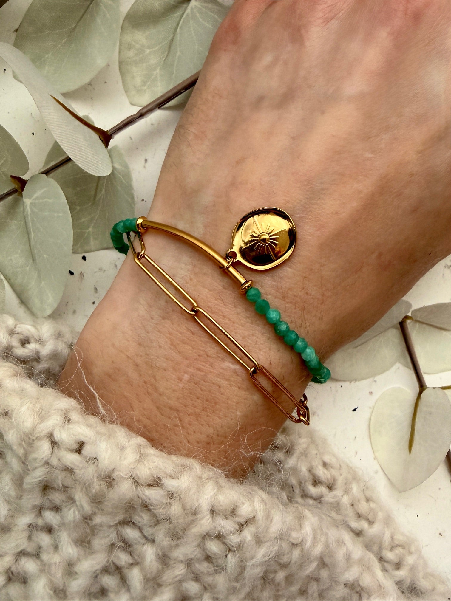 Armband „Inner Light Jade“