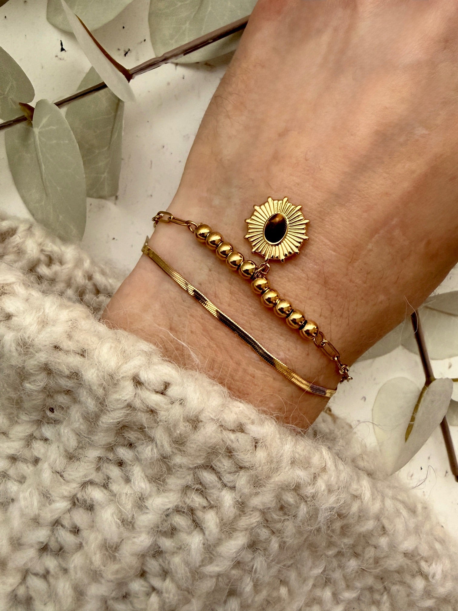 Armband „Golden Flow“