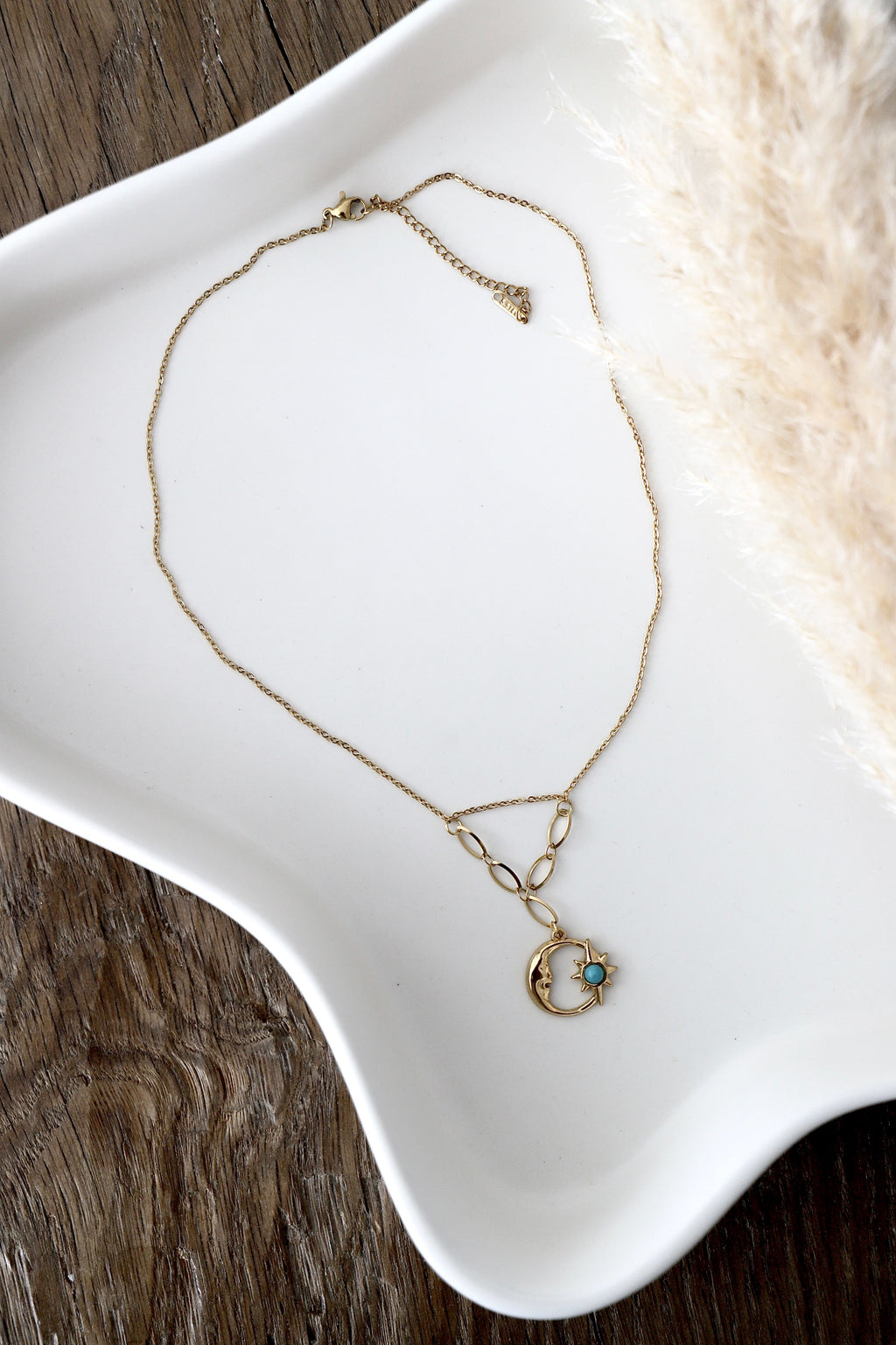 Halskette “Moon & Sun Aura”