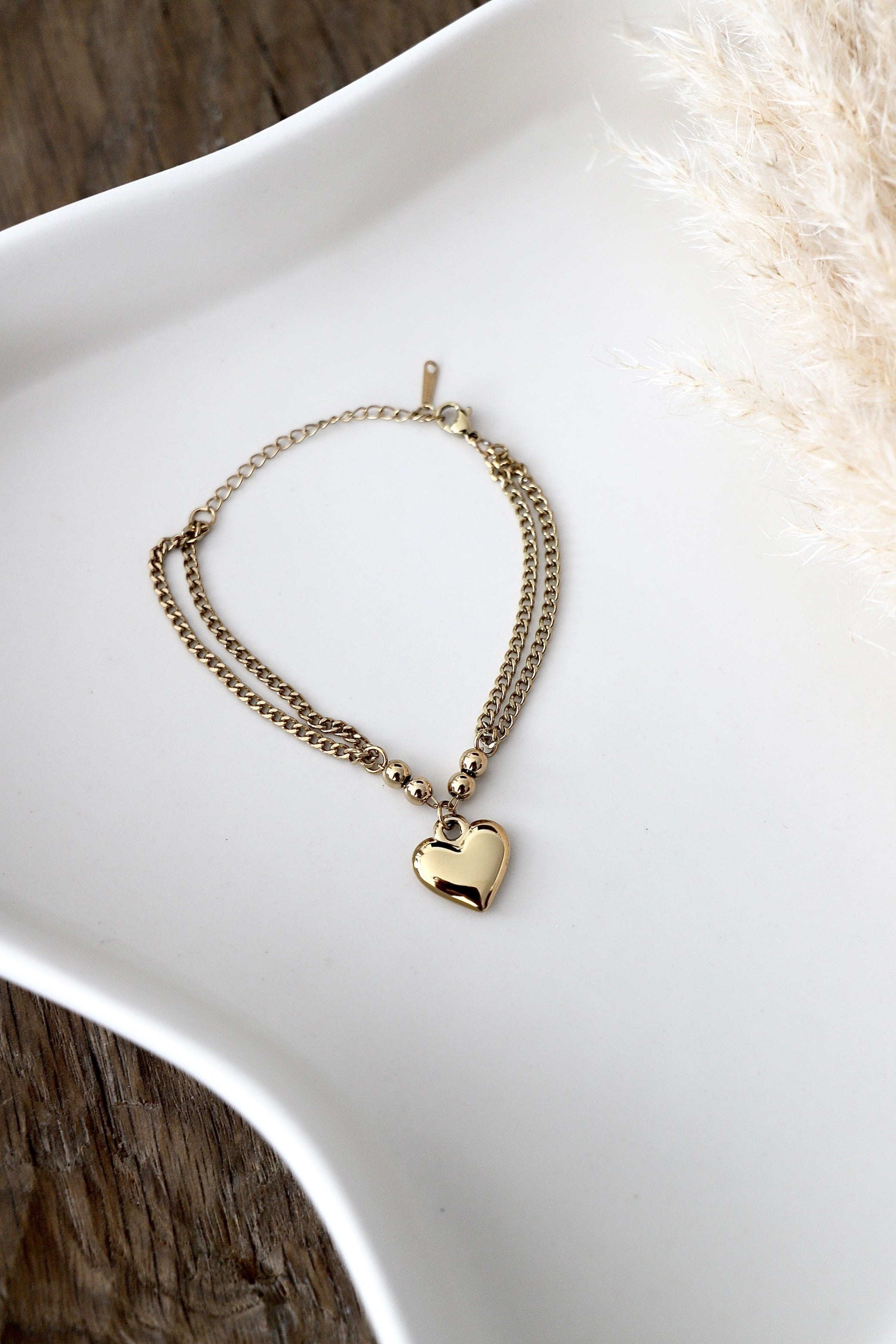 Armband “Triple Heart Shine”