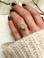 Ring „Raw Balance“ – Grün
