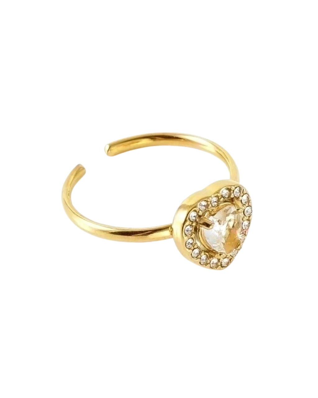 Ring "Heart Glow Gold"